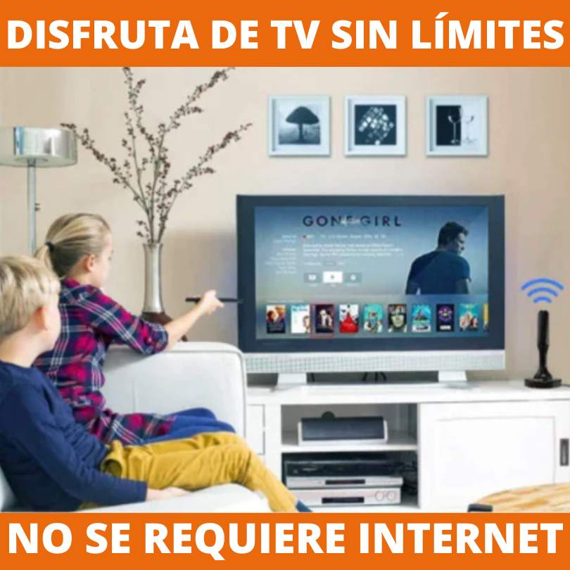 Antena TV Digital 4k/Full HD +11 mil Canales