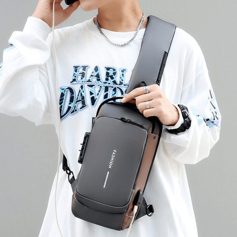 🔒 Bolso / Mochila Antirrobo con Carga USB 🔌🔋