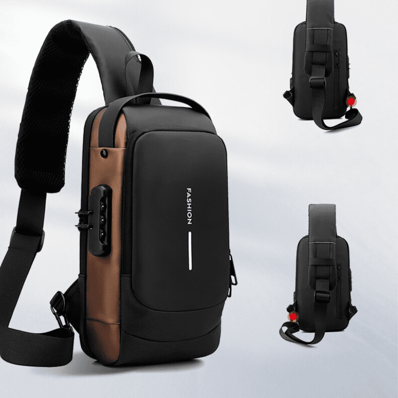 🔒 Bolso / Mochila Antirrobo con Carga USB 🔌🔋