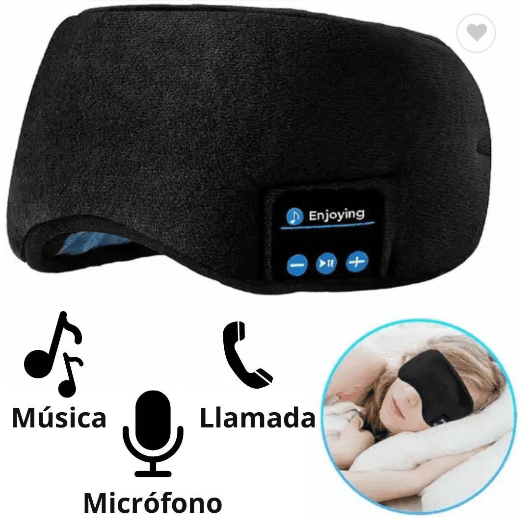 ANTIFAZ CON AUDÍFONOS PARA DORMIR 💤