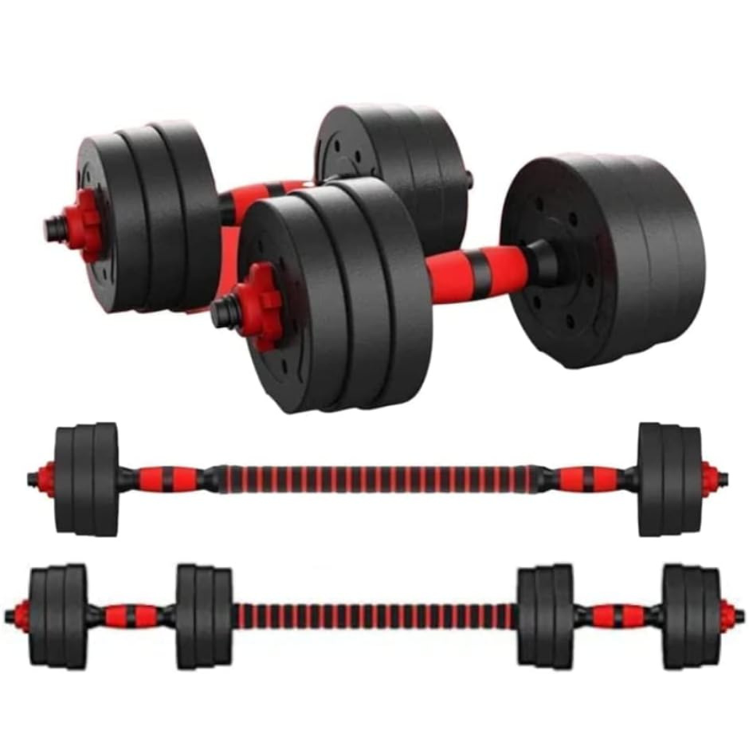 Set Mancuernas con Barra Extensora 20 kg